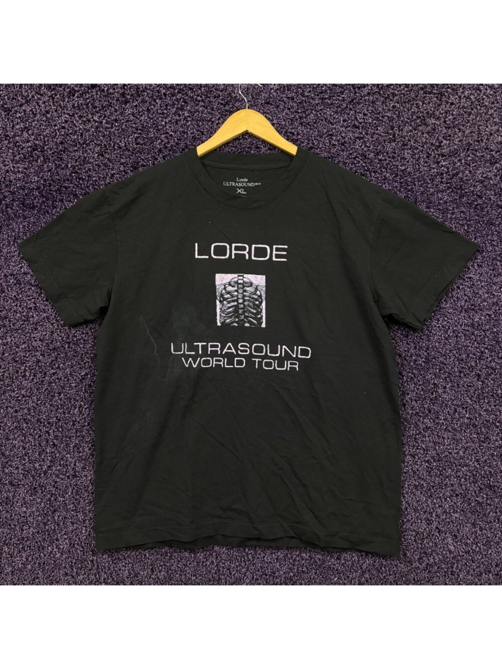 Lorde Ultrasound World Tour T-Shirt Size Extra Large